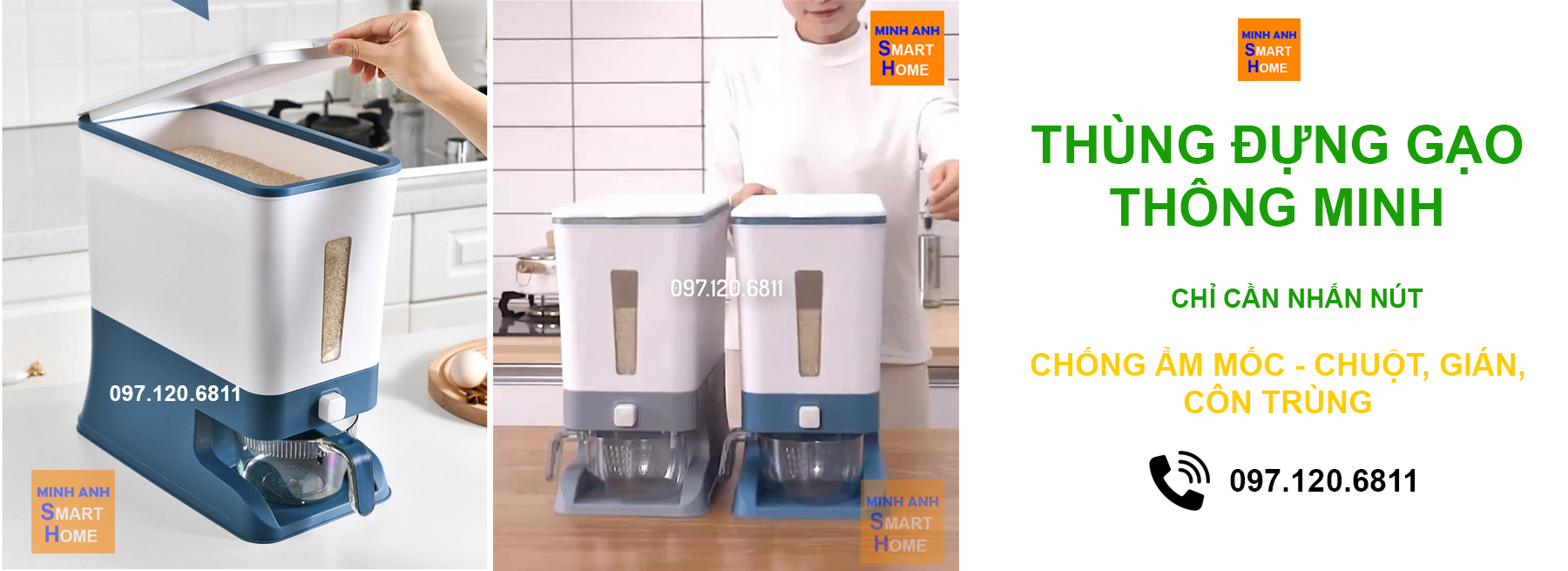 THÙNG ĐỰNG GẠO THÔNG MINH