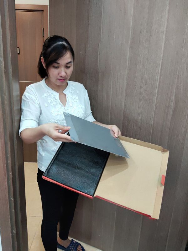 khách hàng mua thớt inox 304 - Hà Nội