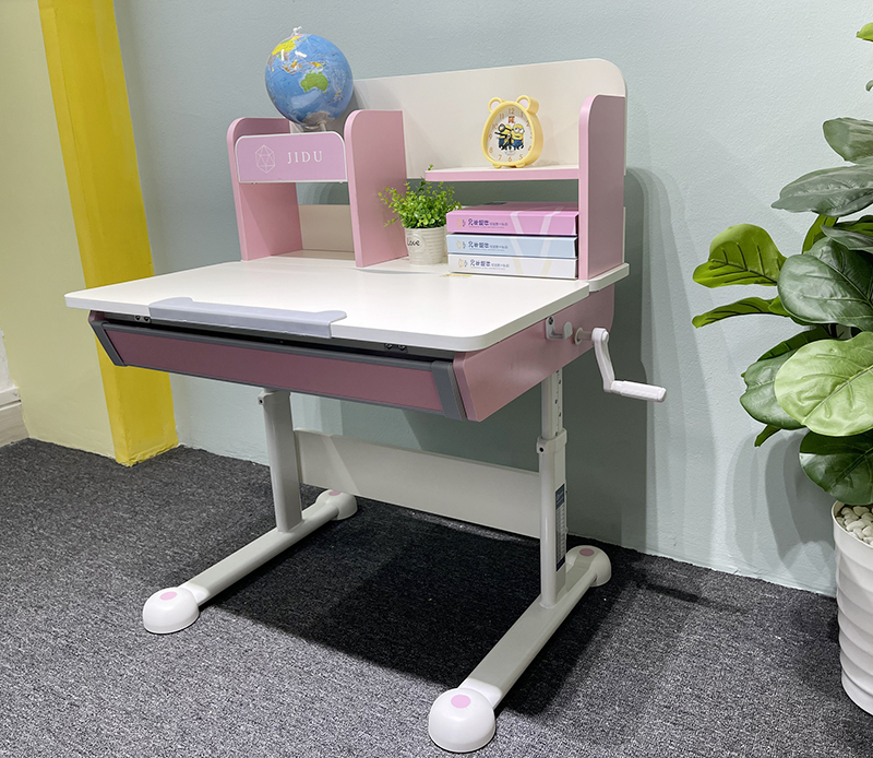 Bàn học thông minh chống gù chống cận cao cấp, chắc chắn, nâng hạ bằng tay quay nhẹ nhàng
