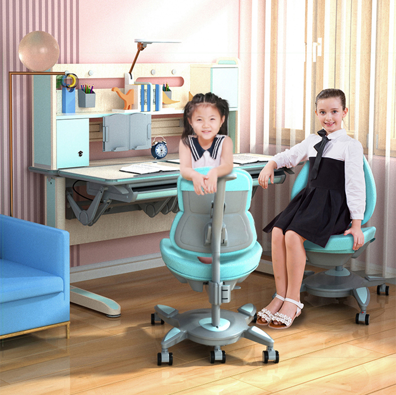 Bàn Học Đôi Cao Cấp Chống Gù Chống Cận - Nâng Hạ Thủy Lực DRZ-1411