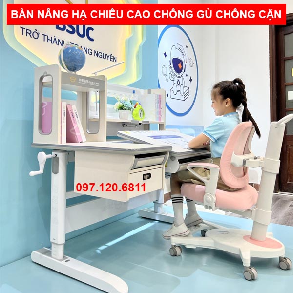 BÀN HỌC NÂNG HẠ CHIỀU CAO