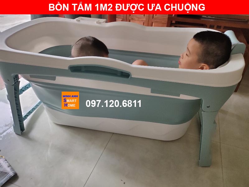 Bồn tắm 1m2 được ưa chuộng hiện nay