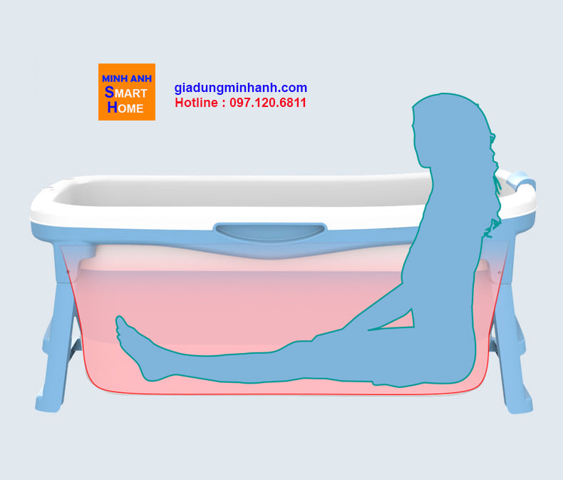 bồn tắm gấp gọn cho người lớn