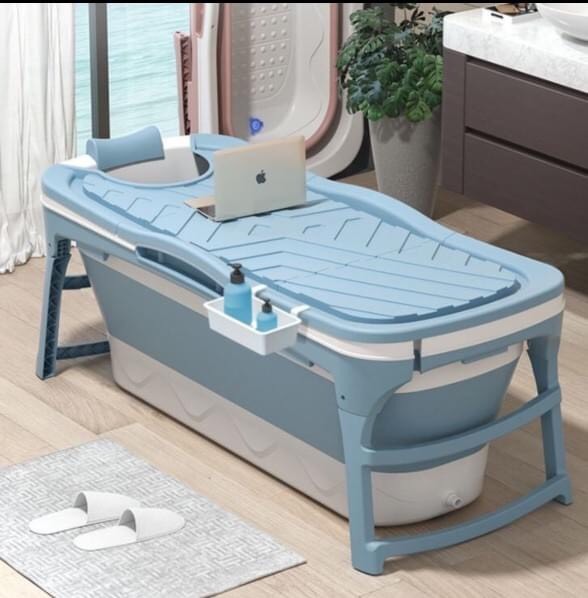 Bồn tắm gấp gọn đa năng có nắp đậy