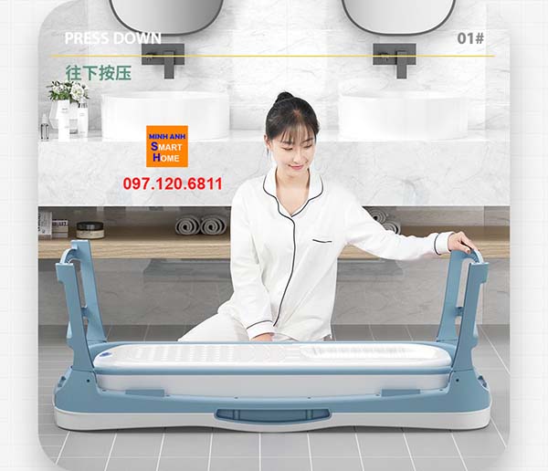hướng dẫn sử dụng bồn tắm gấp gọn đa năng
