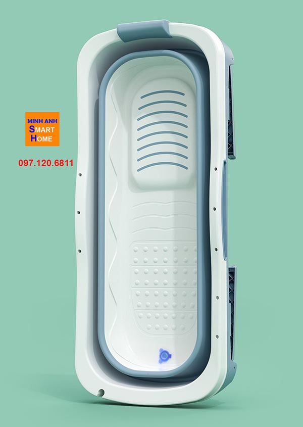 hình ảnh chi tiết lòng bồn tắm gấp gọn đa năng