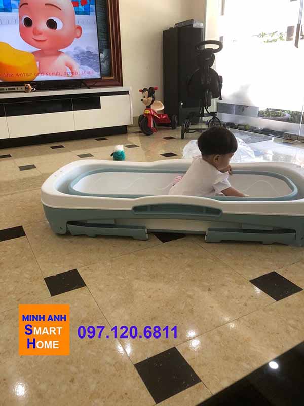 phi thuyền bồn tắm gấp gọn thông minh
