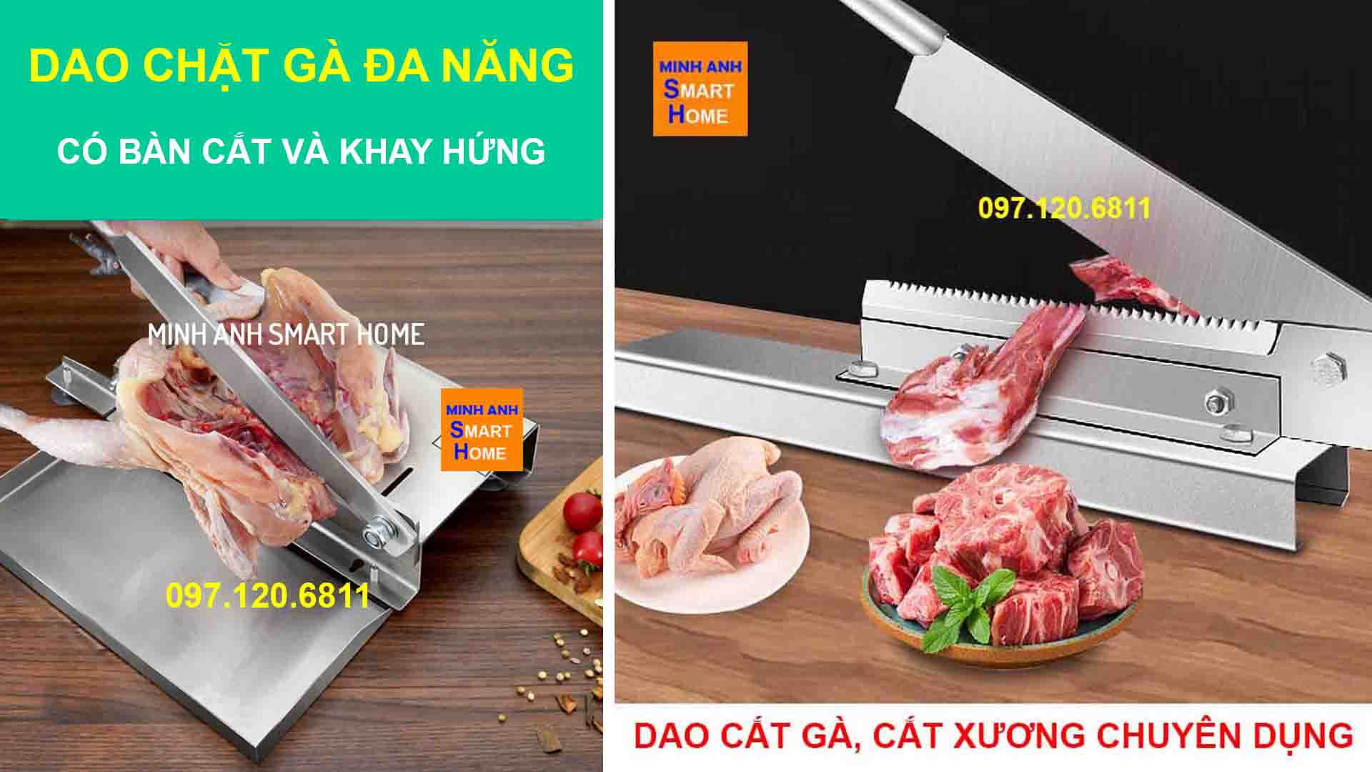 Dao chặt gà, dao chặt xương đa năng