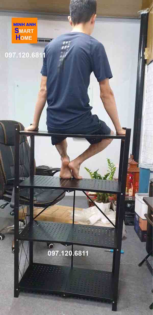 Độ chịu lực của kệ gấp gọn đa năng 4 tầng