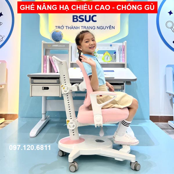 GHẾ NÂNG HẠ CHIỀU CAO CHỐNG GÙ