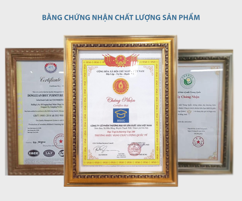 03 giấy chứng nhận bàn học chống gù cao cấp Bsuc