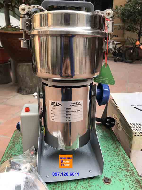Hình ảnh thân máy xay bột khô chính hãng seka