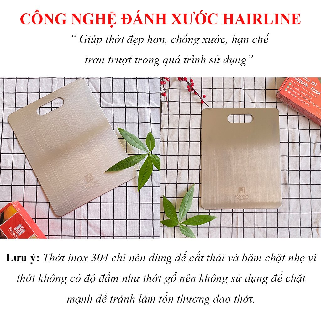 Hướng dẫn sử dụng thớt inox 304 đúng cách