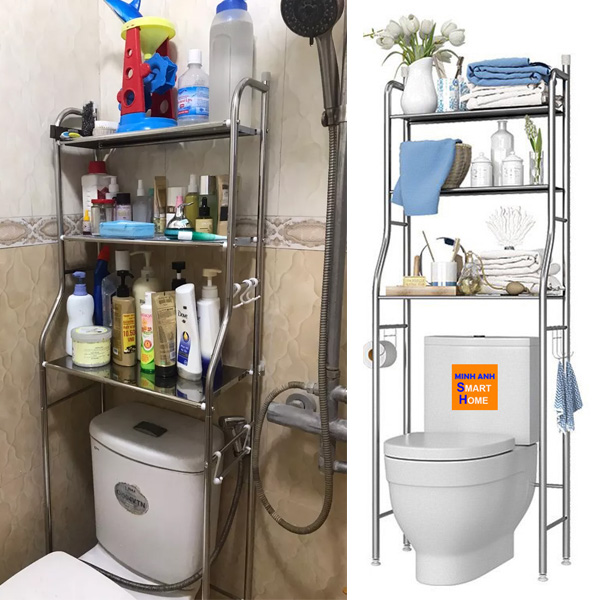 Kệ bồn cầu inox không gỉ