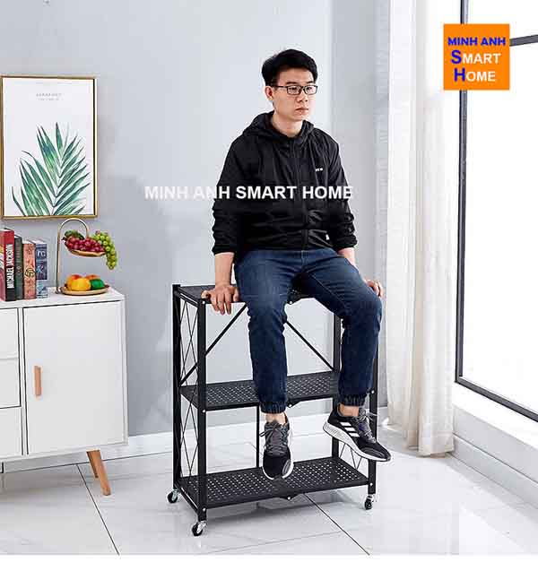 Kệ để đồ gia dụng nhà bếp 3 tầng