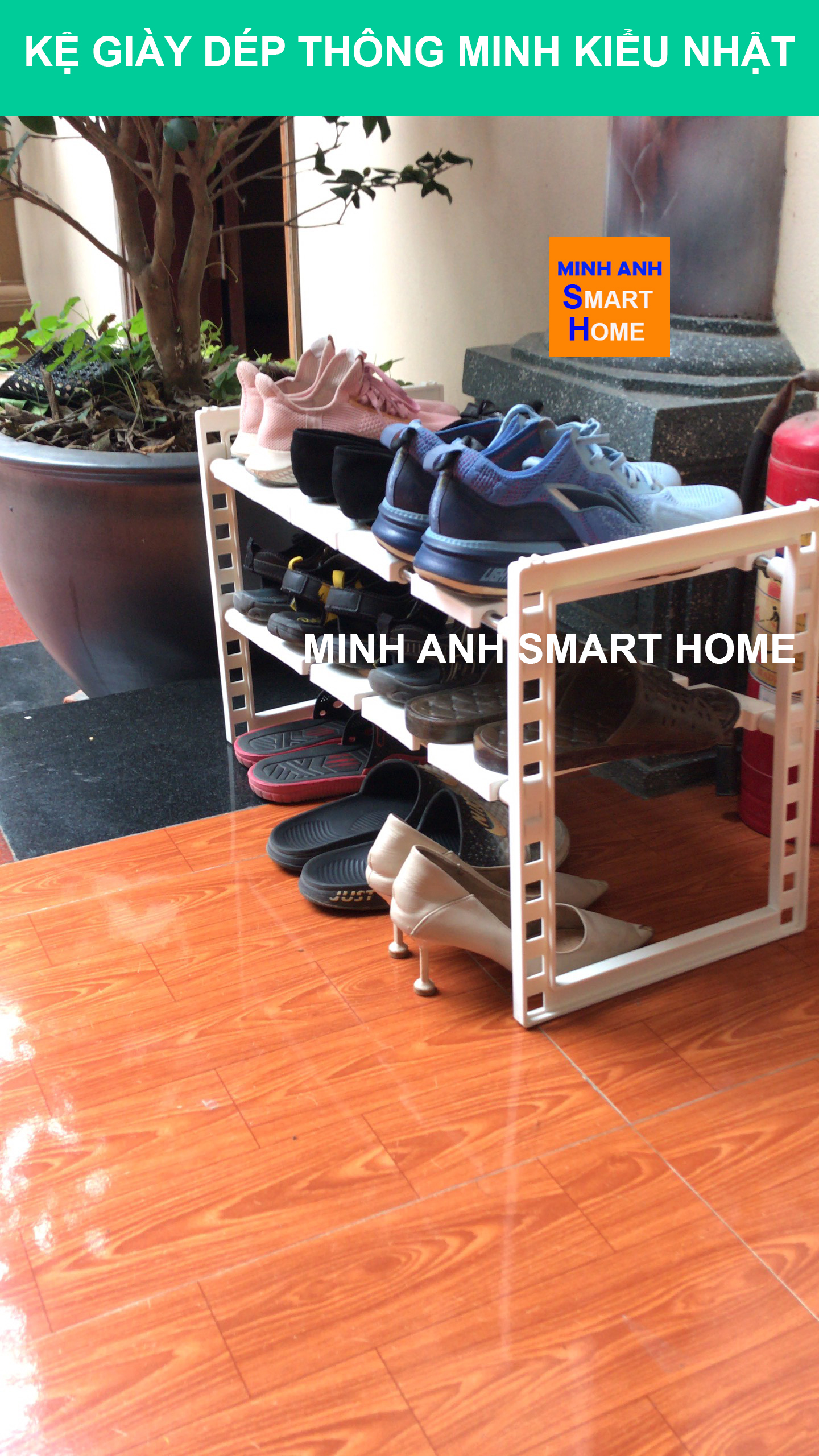 Kệ để giày dép đa năng kiểu Nhật