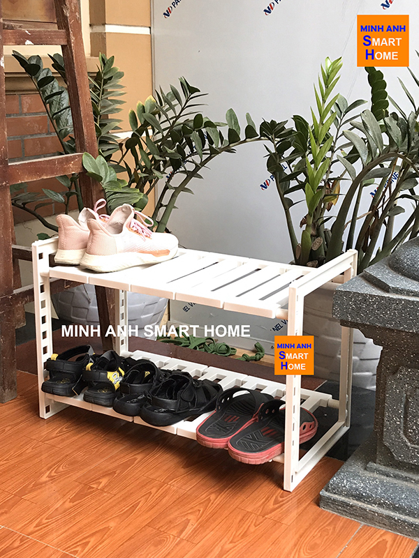 Kệ để giày dép đa năng 2 tầng kiểu Nhật