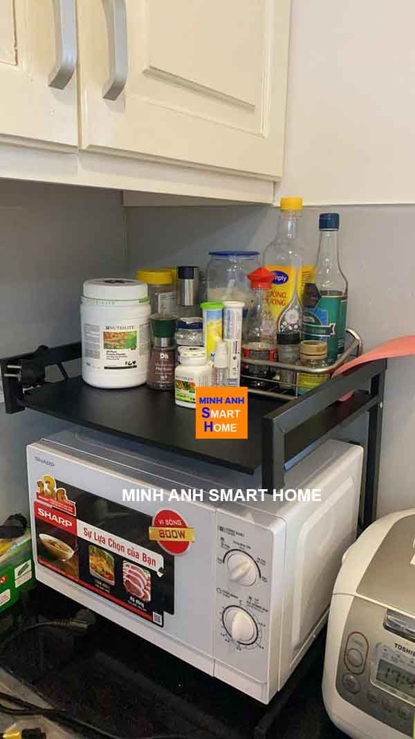 Kệ để lò vi sóng 2 tầng - ảnh thực tế 1