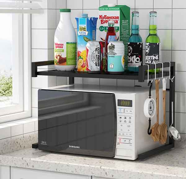 Kệ để lò vi sóng và để chai lọ gia vị
