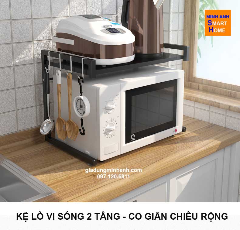 KỆ LÒ VI SÓNG 2 TẦNG