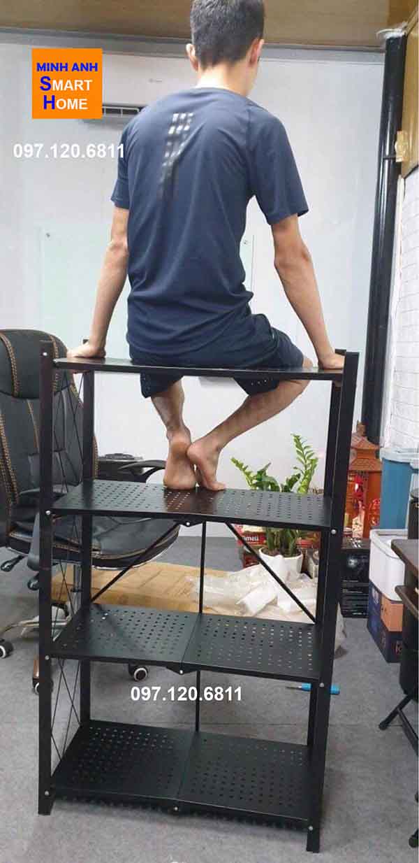 độ chịu lực của kệ để lò vi sóng 4 tầng 