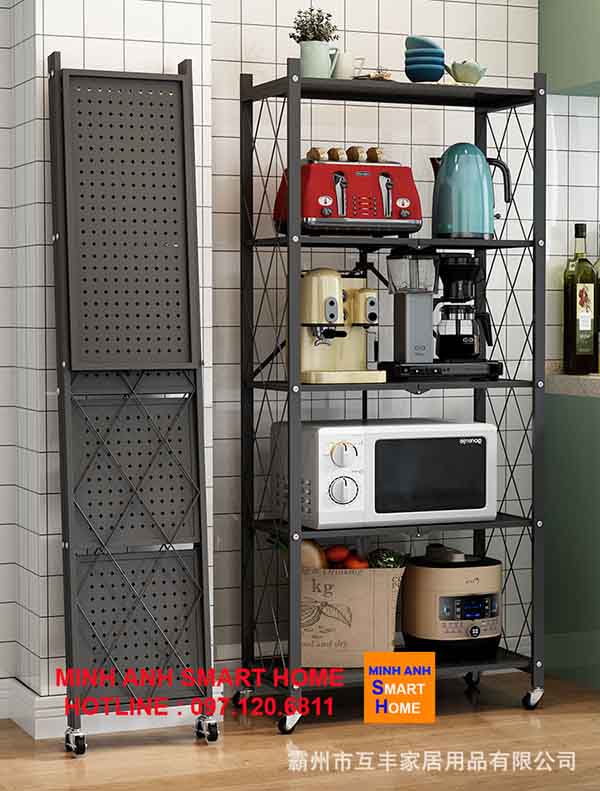 Kệ Lò Vi Sóng 2 tầng, 3 tầng, 4 tầng, 5 tầng đa năng được ưa chuộng nhất hiện nay