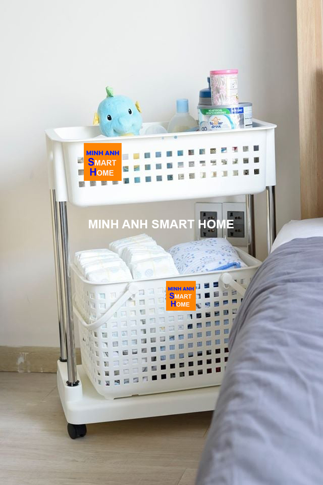 Kệ đa năng để sữa bỉm cho mẹ và bé sơ sinh