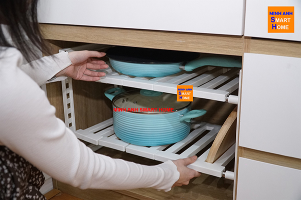 kệ gầm bếp đa năng thông minh