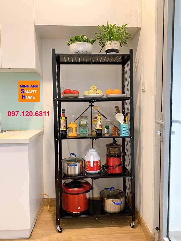 Kệ gấp đa năng trong nhà bếp