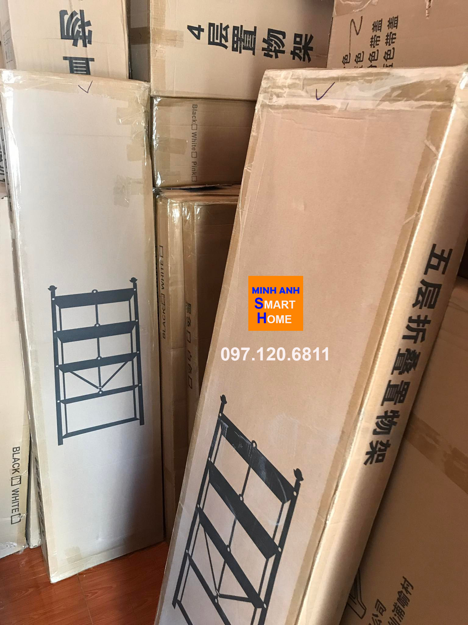 bao bì kệ gấp gọn đa năng nhập khẩu