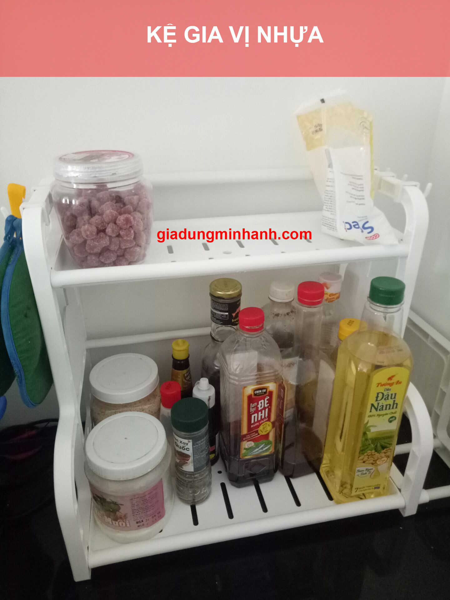 kệ gia vị nhựa