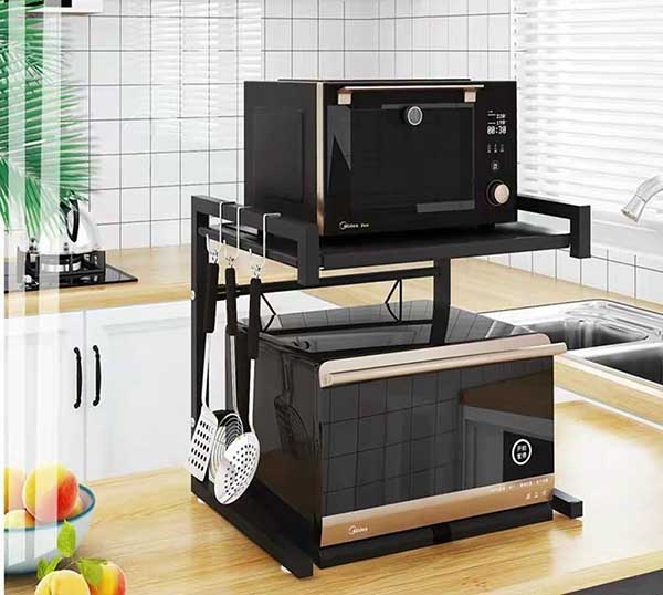 Chất liệu kệ lò vi sóng 2 tầng
