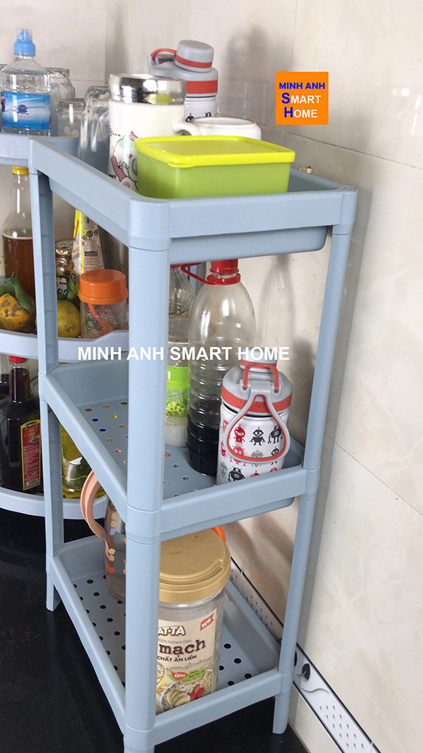Kệ đa năng nhà bếp - Kệ để gia vị đa năng 3 tầng