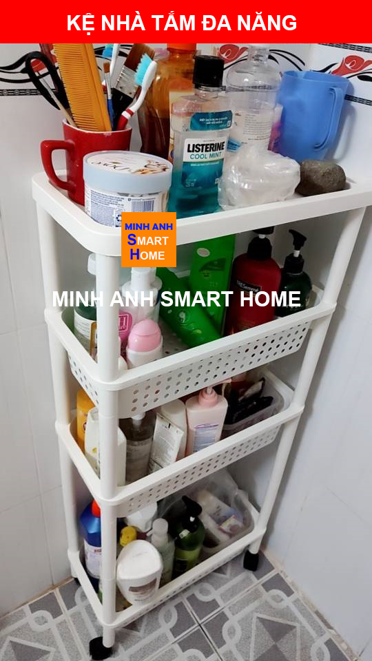Kệ nhà tắm đa năng để chai lọ 