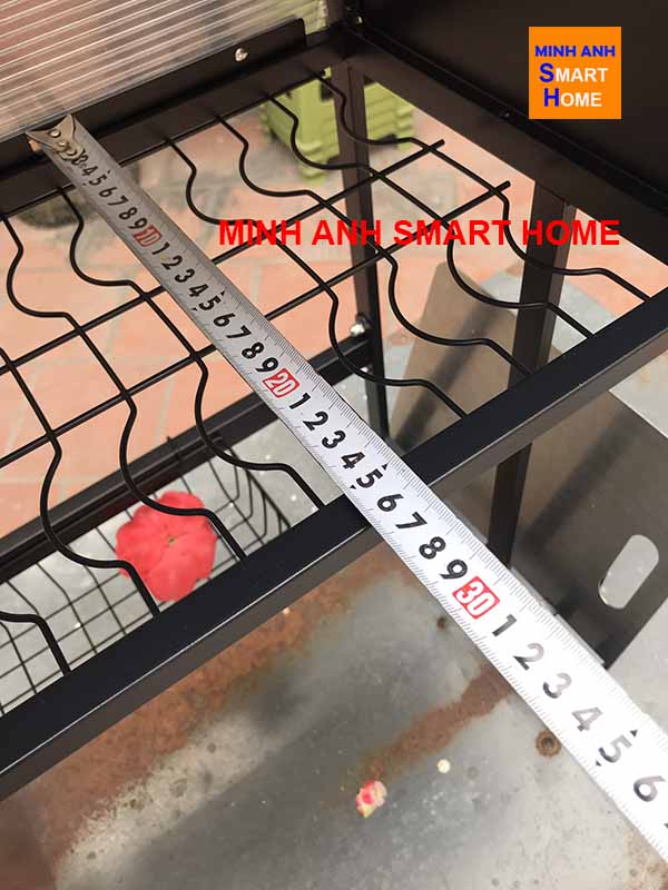 Kệ chén bát trên bồn rửa có nắp đậy - hình ảnh thực tế 4