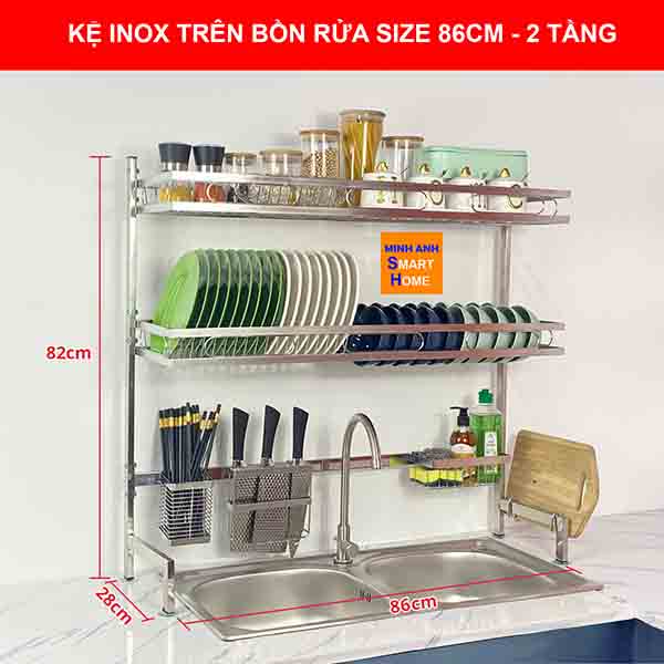 Kệ Chén Inox Trên Bồn Rửa được ưa chuộng nhất