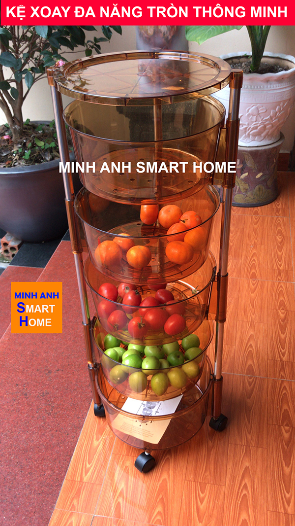 Kệ xoay đa năng tròn mẫu mới nhất có giá rẻ cạnh tranh