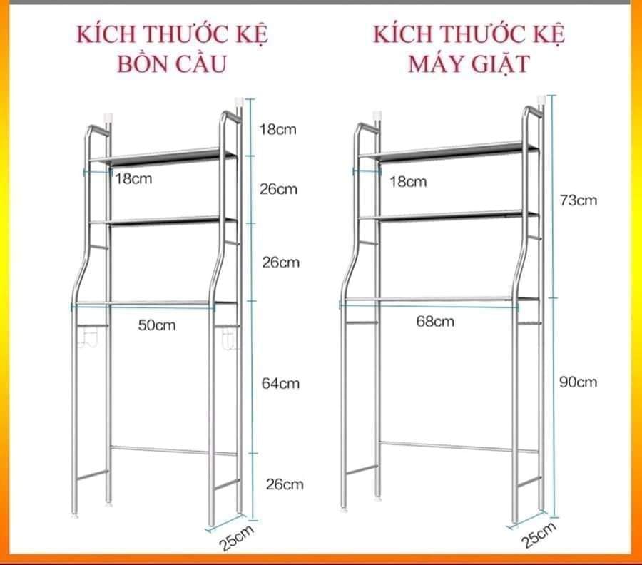 Kích thước kệ bồn cầu nhà vệ sinh, nhà tắm