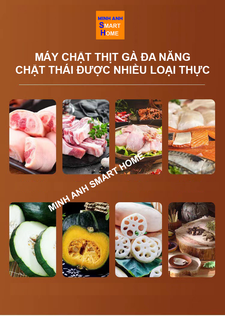 Máy chặt thái thực phẩm đa năng