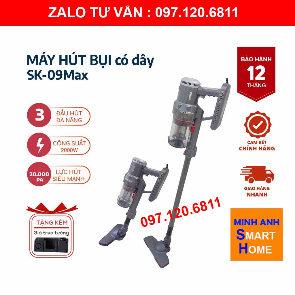 Máy Hút Bụi Đa Năng Cầm Tay Seka - Lực Hút Siêu Mạnh