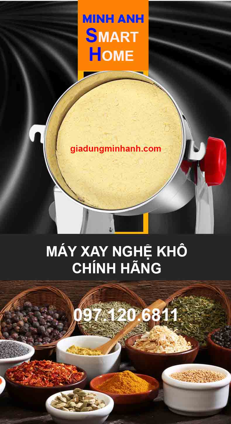 Máy xay nghệ khô chính hãng