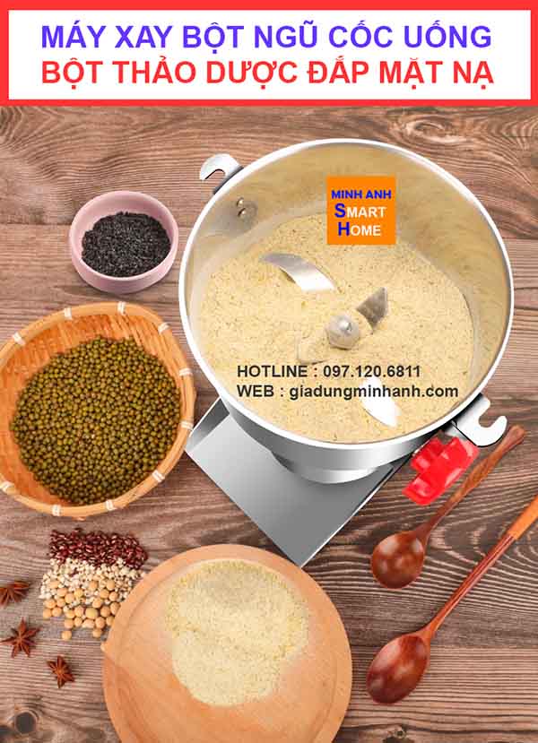 Máy xay ngũ cốc chính hãng seka công suất 3000w siêu mạnh