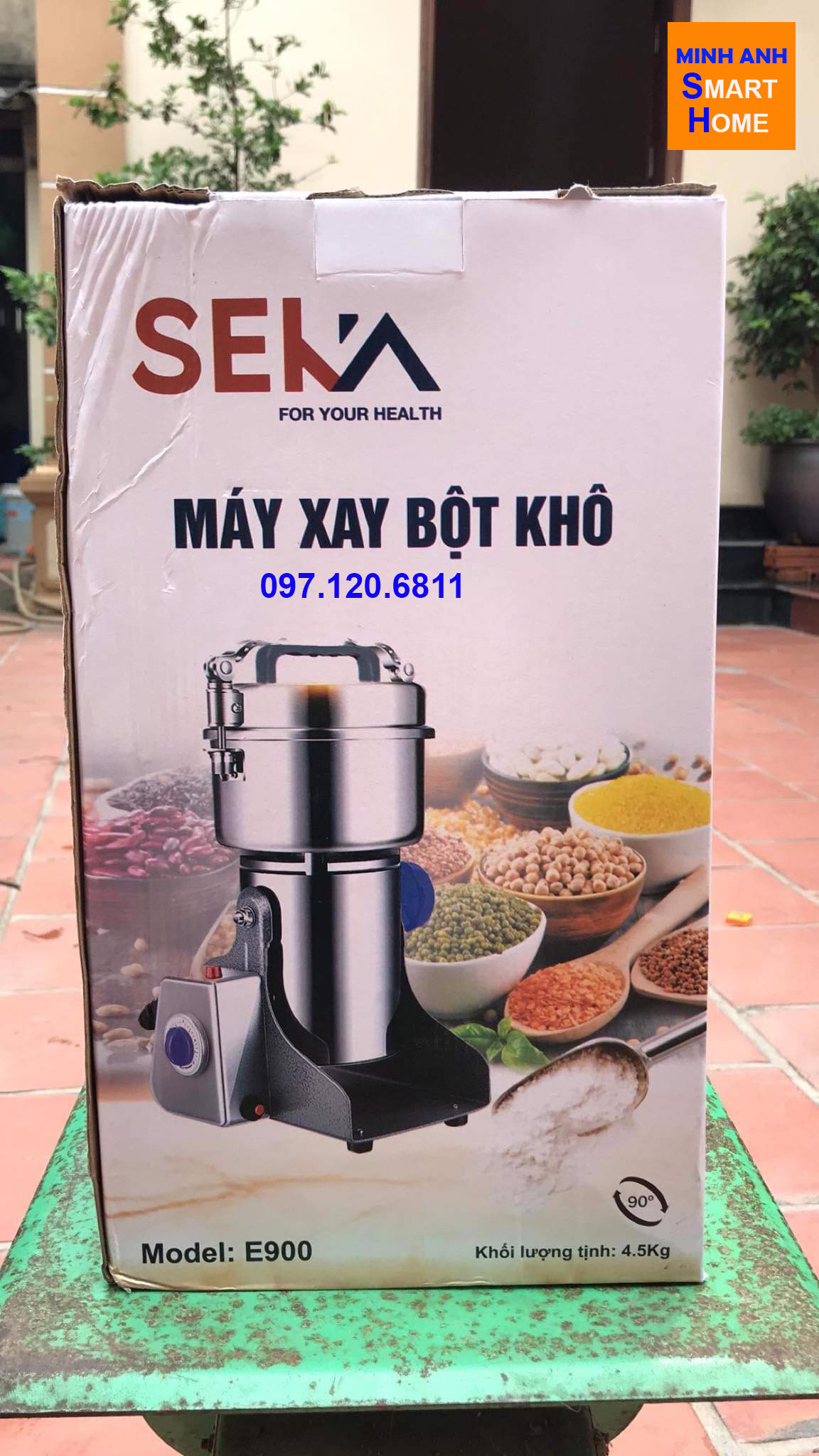 máy xay bột khô mịn chính hãng seka