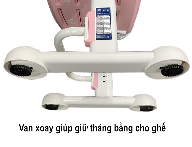 Van xoay dưới chân ghế điều chỉnh giữ thăng bằng cho ghế