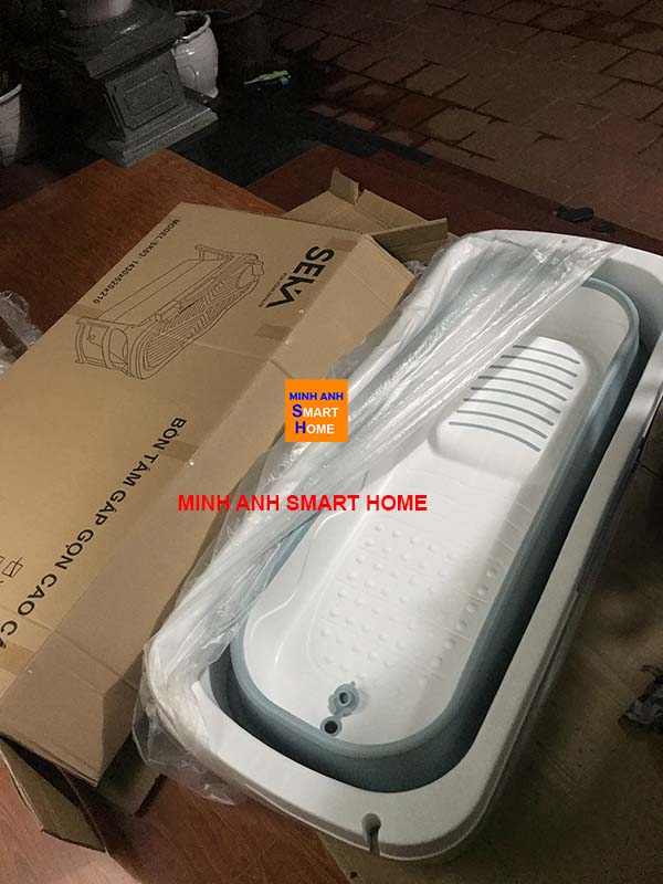 Phân biệt bồn tắm gấp gọn chính hãng