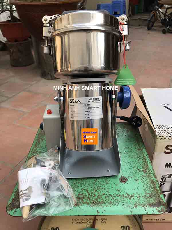 thông số kỹ thuật máy xay bột khô seka