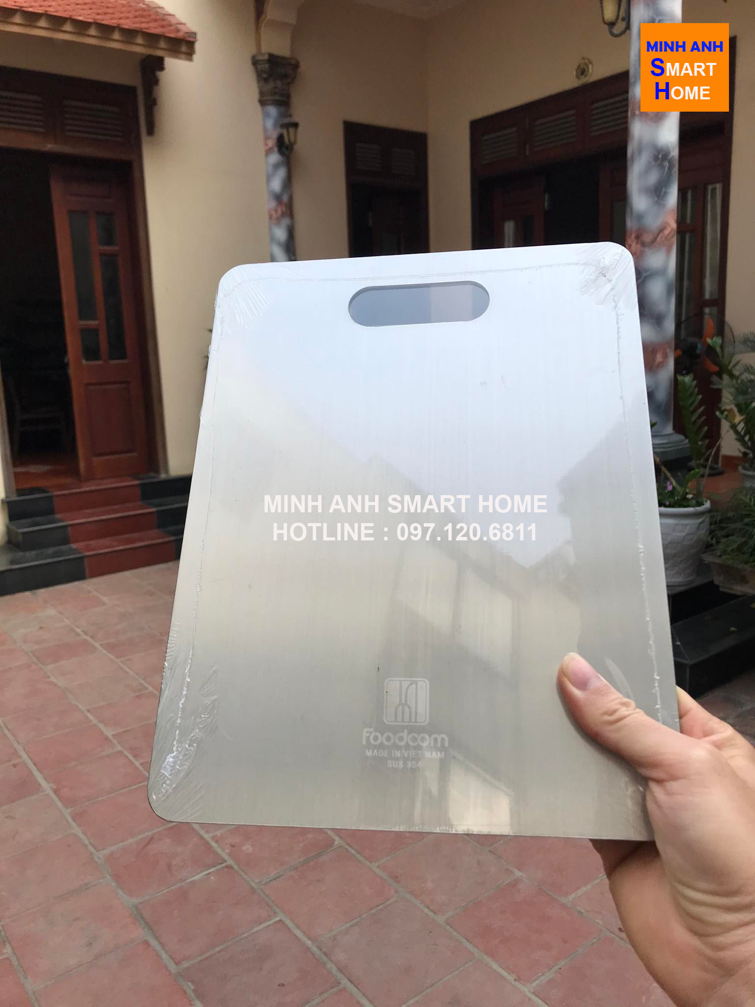 Ảnh thực tế thớt inox 304