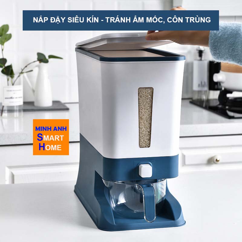 THÙNG GẠO THÔNG MINH 10KG