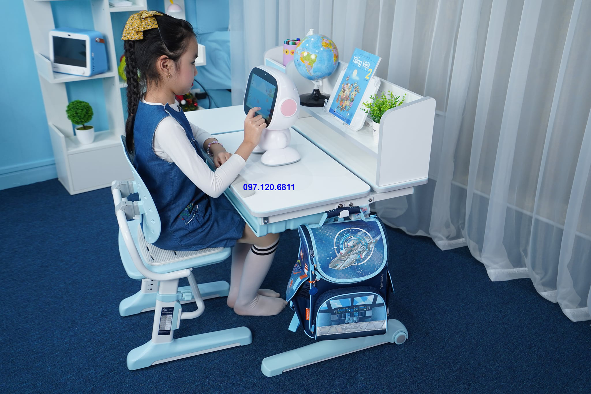 Bàn Học Chống Gù Chống Cận Cho Học Sinh 120cm M-120G