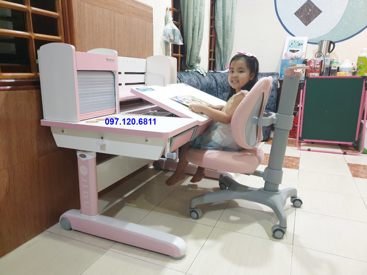 Bàn Học Chống Gù Chống Cận Cho Học Sinh 120cm M-120G